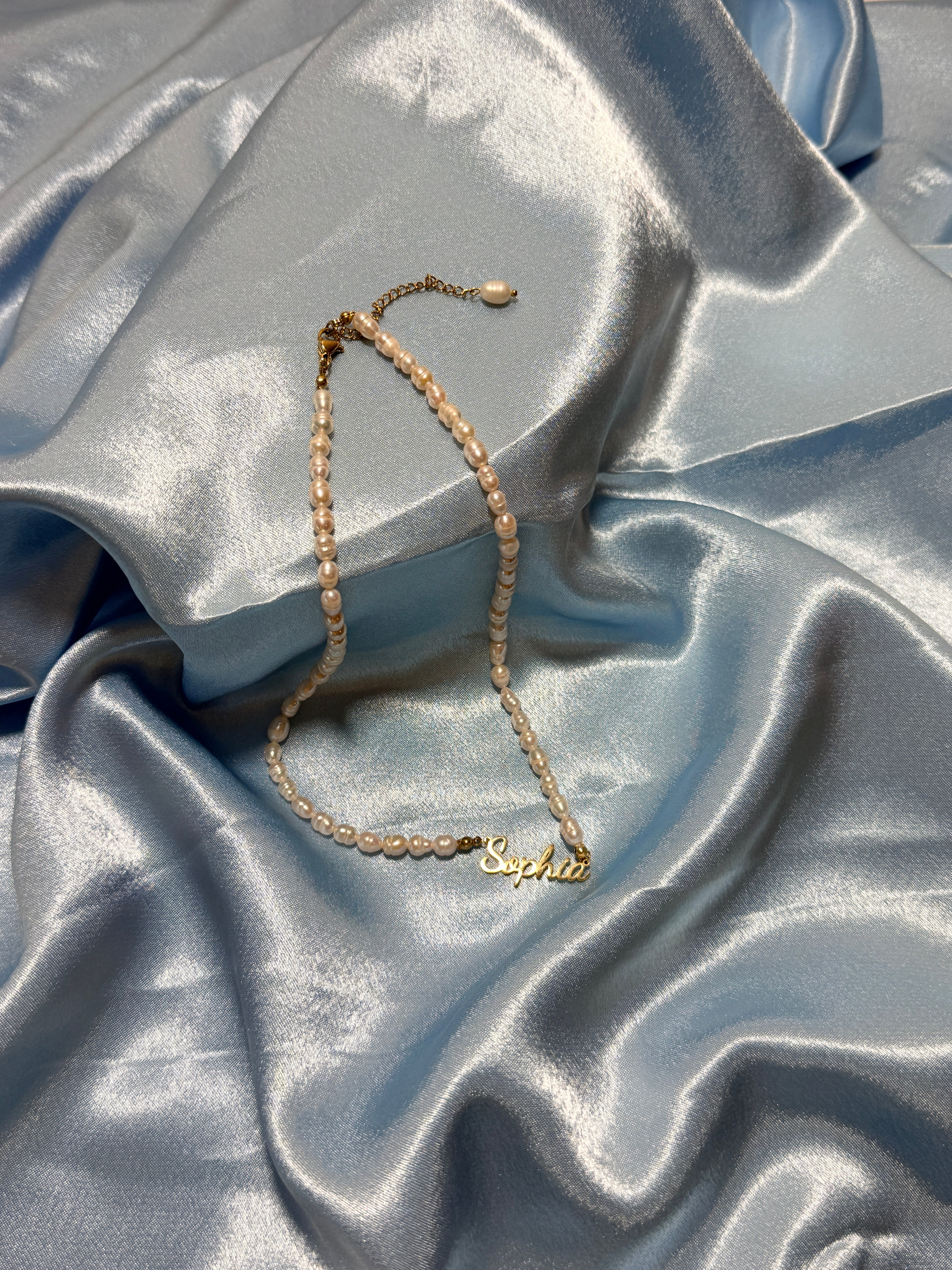 Link Chain Women's Freshwater Pearls Necklace