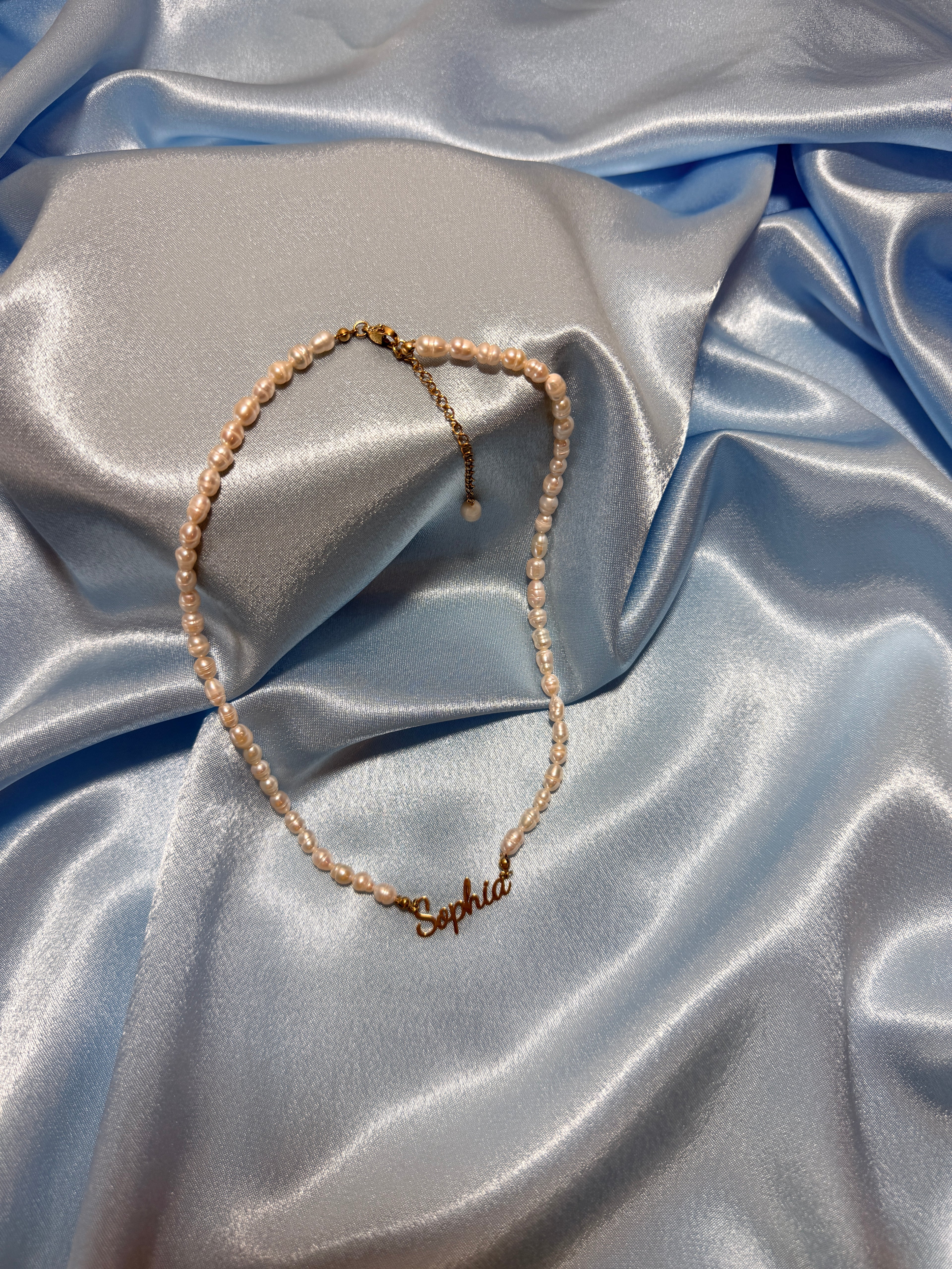 Link Chain Women's Freshwater Pearls Necklace