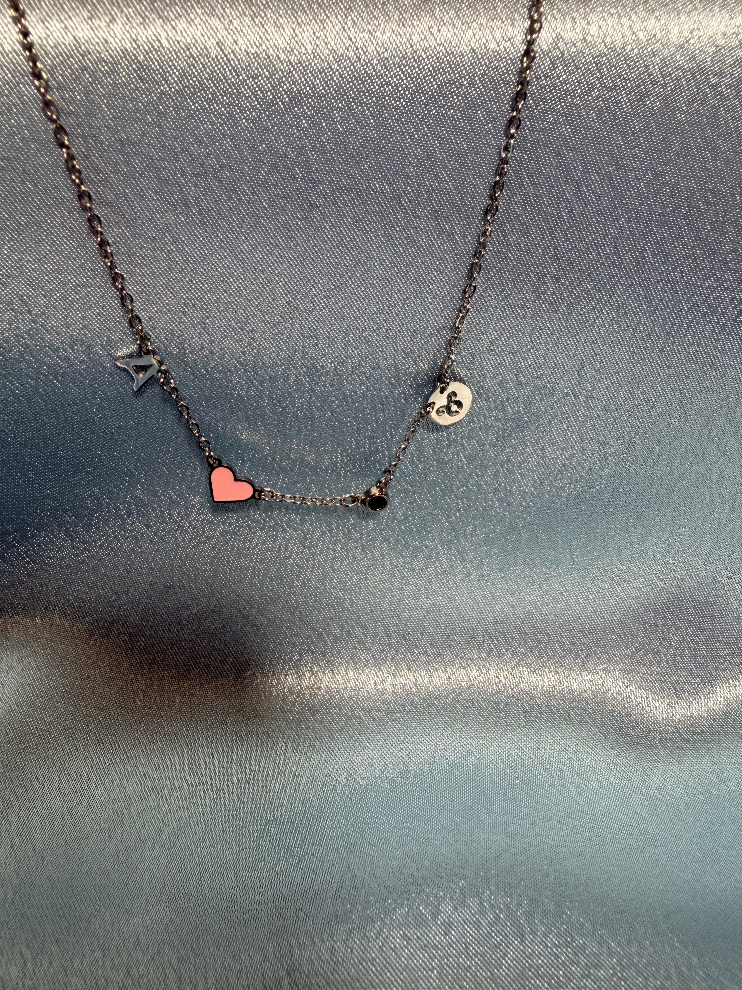 Heart Initial Birthstone Constellation Necklace